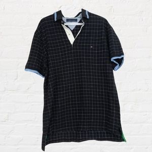 TOMMY HILFIGER short sleeve polo shirt size medium